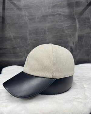 Hermes H Caps White-Black