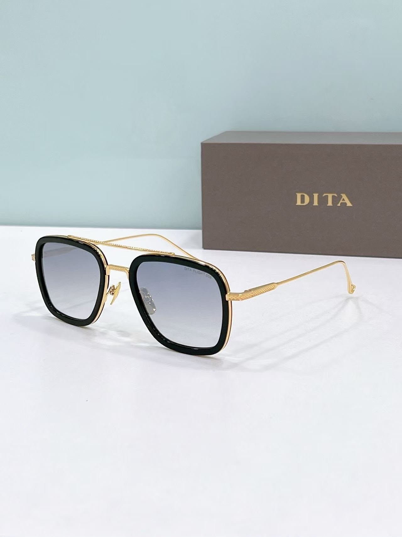 Dita Gold Dark Glasses